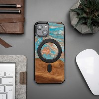 Bewood Resin Case - iPhone 15 - Planets - Saturn - MagSafe