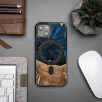 Bewood Resin Case - iPhone 15 - Planets - Neptune - MagSafe