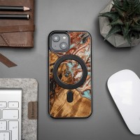 Bewood Resin Case - iPhone 15 - Planets - Jupiter - MagSafe