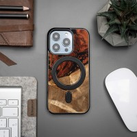 Bewood Resin Case - iPhone 15 Pro - 4 Elements - Fire - MagSafe