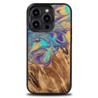 Etui Bewood Unique do iPhone 15 Pro - Planets - Merkury