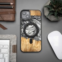 Bewood Resin Case - iPhone 15 Plus - 4 Elements - Earth - MagSafe