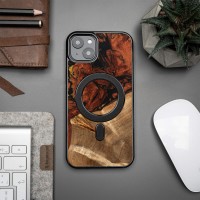 Bewood Resin Case - iPhone 15 Plus - 4 Elements - Fire - MagSafe