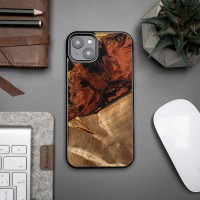 Etui Bewood Unique do iPhone 15 Plus - 4 Żywioły - Ogień