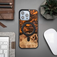 Etui Bewood Unique do iPhone 15 Pro Max - Orange z MagSafe