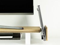 Bewood Laptop Holder - White - Oak