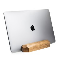 Bewood Laptop Stand - Geometric - Single - Oak