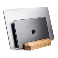 Bewood Laptop Stand - Geometric - Double - Oak