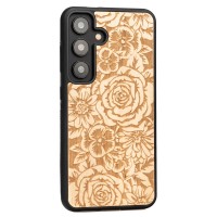 Samsung Galaxy S24 Roses Anigre Bewood Wood Case