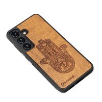 Drewniane Etui Bewood na Samsung Galaxy S24 HAMSA IMBUIA