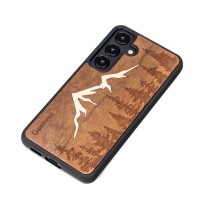 Samsung Galaxy S24 Mountains Imbuia Bewood Wood Case