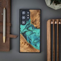 Etui Bewood Unique na Samsung Galaxy S24 Ultra - Turquoise