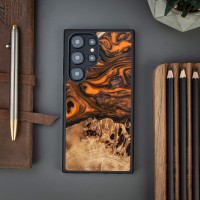 Bewood Resin Case - Samsung Galaxy S24 Ultra - Orange