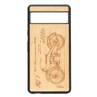 Google Pixel 7A Harley Patent Anigre Bewood Wood Case