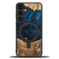 Etui Bewood Unique na Samsung Galaxy S24 Plus - Planets - Neptun z MagSafe