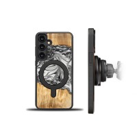 Etui Bewood Unique na Samsung Galaxy S24 Plus - 4 Żywioły - Ziemia z MagSafe