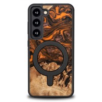 Bewood Resin Case - Samsung Galaxy S23 - Orange - MagSafe