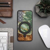 Etui Bewood Unique na Samsung Galaxy S23 - 4 Żywioły - Woda z MagSafe