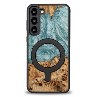 Etui Bewood Unique na Samsung Galaxy S23 Plus - Planets - Uran z MagSafe