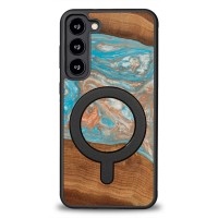 Etui Bewood Unique na Samsung Galaxy S23 Plus - Planets - Saturn z MagSafe