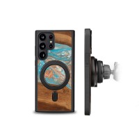 Bewood Resin Case - Samsung Galaxy S23 Ultra - Planets - Saturn - MagSafe