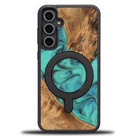 Bewood Resin Case - Samsung Galaxy S23 FE - Turquoise - MagSafe