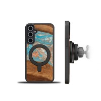 Etui Bewood Unique na Samsung Galaxy S23 FE - Planets - Saturn z MagSafe