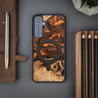 Bewood Resin Case - Samsung Galaxy S23 FE - Orange - MagSafe