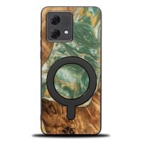 Etui Bewood Unique do Motorola G84 5G - 4 Żywioły - Woda z MagSafe