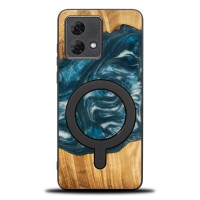 Etui Bewood Unique do Motorola G84 5G - 4 Żywioły - Powietrze z MagSafe