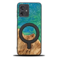 Bewood Resin Case for Motorola G54 5G - Neons - Tokyo with MagSafe