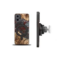 mini: Etui Bewood Unique do Motorola G34 5G - Planets - Pluton z MagSafe (2)