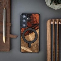 Bewood Resin Case - Samsung Galaxy A55 5G - 4 Elements - Fire - MagSafe