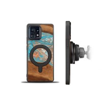 mini: Etui Bewood Unique na Motorola Edge 40 Pro - Planets - Saturn z MagSafe (2)