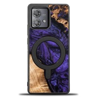 Bewood Resin Case - Motorola Edge 40 Neo - Violet - MagSafe