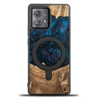 Bewood Resin Case - Motorola Edge 40 Neo - Planets - Neptune - MagSafe