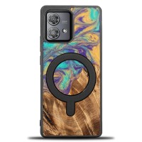 Bewood Resin Case - Motorola Edge 40 Neo - Planets - Mercury - MagSafe