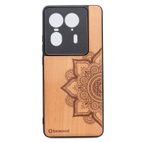 Drewniane Etui Bewood do Motorola Edge 50 Ultra MANDALA JABŁOŃ