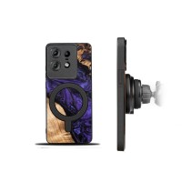 mini: Etui Bewood Unique do Motorola Edge 50 Pro - Violet z MagSafe (2)