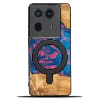 Bewood Resin Case for Motorola Edge 50 Ultra - Neons - Vegas with MagSafe