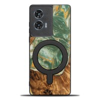 Bewood Resin Case for Motorola Edge 50 Fusion - 4 Elements - Water with MagSafe