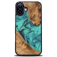 Bewood Resin Case for Apple iPhone 16 - Turquoise