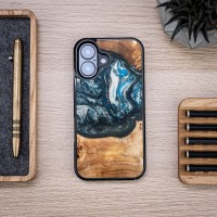 Bewood Resin Case for Apple iPhone 16 - Planets - Earth