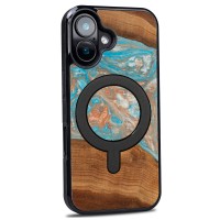 mini: Etui Bewood Unique do iPhone 16 - Planets - Saturn z MagSafe (2)