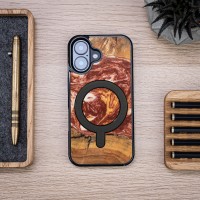 Bewood Resin Case for Apple iPhone 16 - Planets - Mars with MagSafe