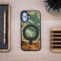 Bewood Resin Case for Apple iPhone 16 - 4 Elements - Water with MagSafe