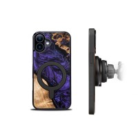 mini: Etui Bewood Unique do iPhone 16 Plus - Violet z MagSafe (3)