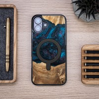 Etui Bewood Unique do iPhone 16 Plus - Planets - Neptun z MagSafe