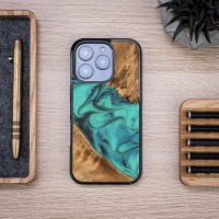 Etui Bewood Unique do iPhone 16 Pro - Turquoise