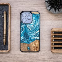 Etui Bewood Unique do iPhone 16 Pro - Planets - Uran